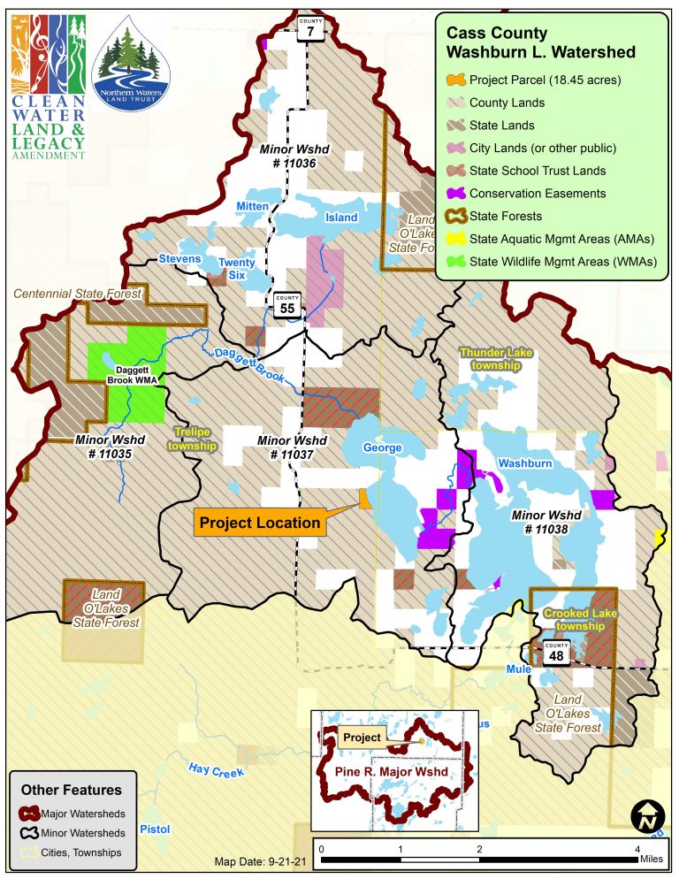 Washburn Lake Watershed, Cass County Forest Addition - Northern Waters ...