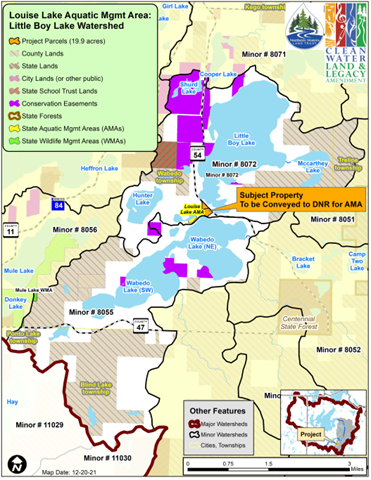 Louise Lake Aquatic Management Area Addition - Northern Waters Land Trust