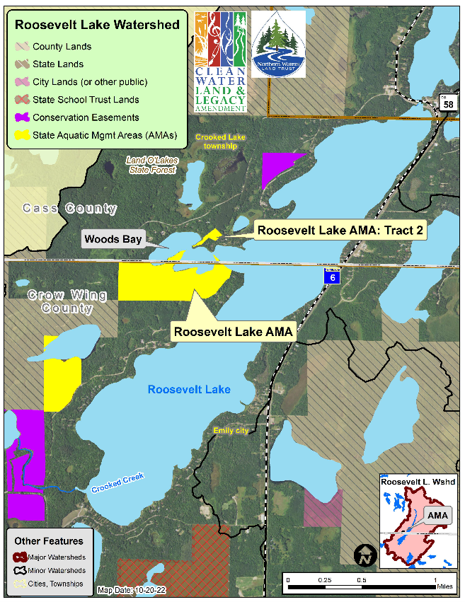Roosevelt Lake AMA Map